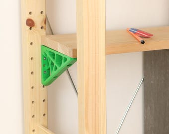 IKEA IVAR back panel shelf, rear extension shelf with or without shelf board, shelf extension for more storage space, easy assembly