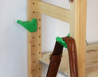 Hooks for Ikea Ivar shelf posts sideways: Wide, long and stable as right and left version