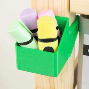 ikea aufbewahrung stifte SANFURNEY Stifte-Organizer, 204 Fächer, Kunstmarker, Buntstifte, Ablage für Schreibtischwagen, Bastelbedarf, Organizer für Zuhause, Klassenzimmer, Evening DRAVIX Vertikale Aufbewahrung von Farbe:Orange
