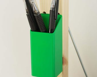 IKEA IVAR shelf box, large and vertical, for the rear shelf post | Practical organizer for pens, tools, and accessories