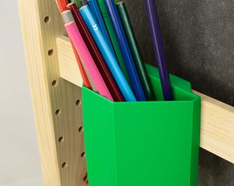 IKEA IVAR storage box for crossbar, single, one-sided, deep without compartments – organizer for children's room, school, office, shelf organization