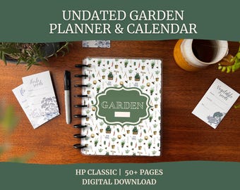 Printable Garden Planner: Undated HP Classic Seed Starting Organizer (Digital Download)