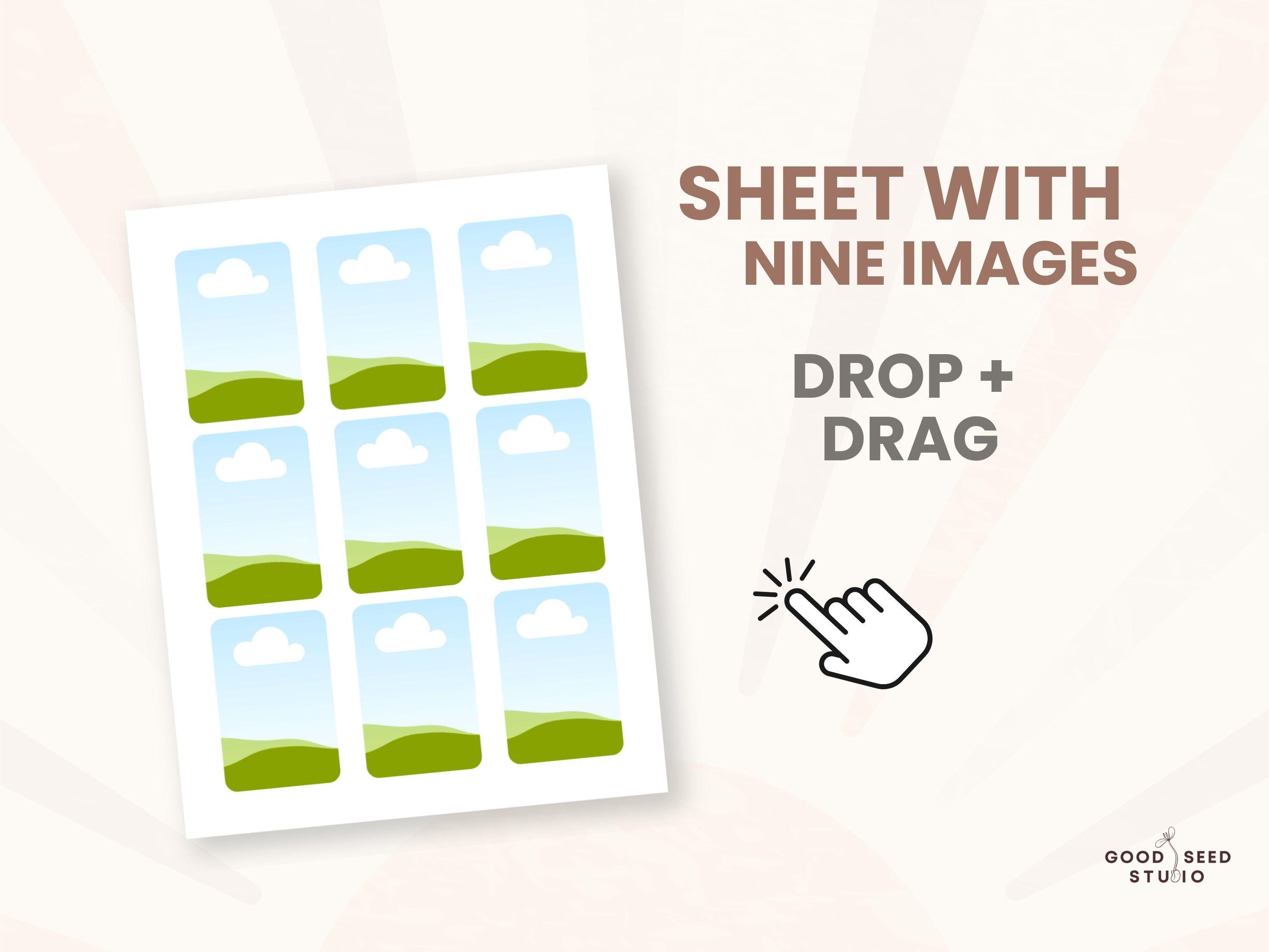 DIY Yoto Card Sticker Template Editable Label for MYO Cards (canva