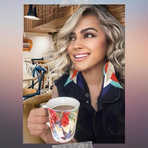 Orange Turquoise Leather Feather Earrings: Boho Statement Jewelry