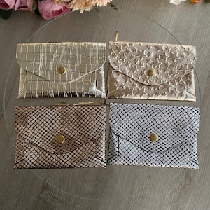 Läderkorthållare Dam Miniväska Personlig Jul Jubileum Födelsedagspresent