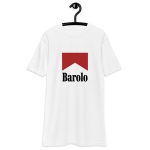 Western Wine T-Shirt, Barolo Wine Shirt, Marlbro Shirt, Vintage Style Shirt, Trendy Wine, Wine Gift