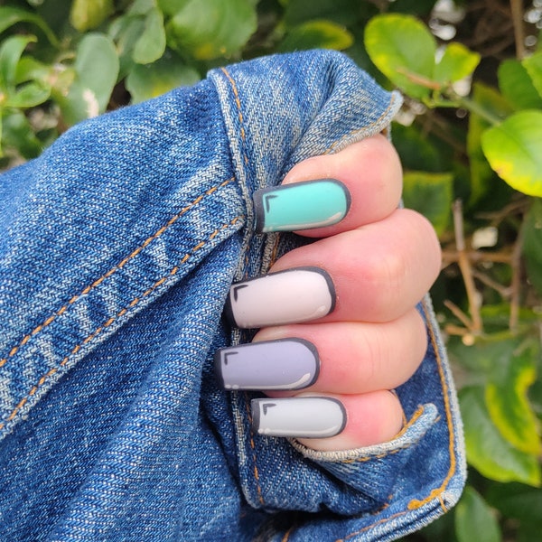 Pop on Nails - Etsy