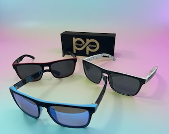 Polarized Rectangle Sunglasses: UV400 Protection, Lightweight Fashion Glasses