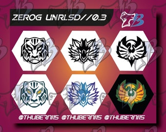 Beyblade ZeroG Unreleased Sticker Sheet//Beyblade Metal ZeroG Custom Stickers SMALL version