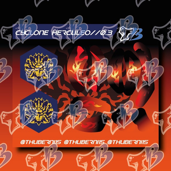 Beyblade Cyclone Herculeo Sticker Bogen//Beyblade Metal Custom Stickers