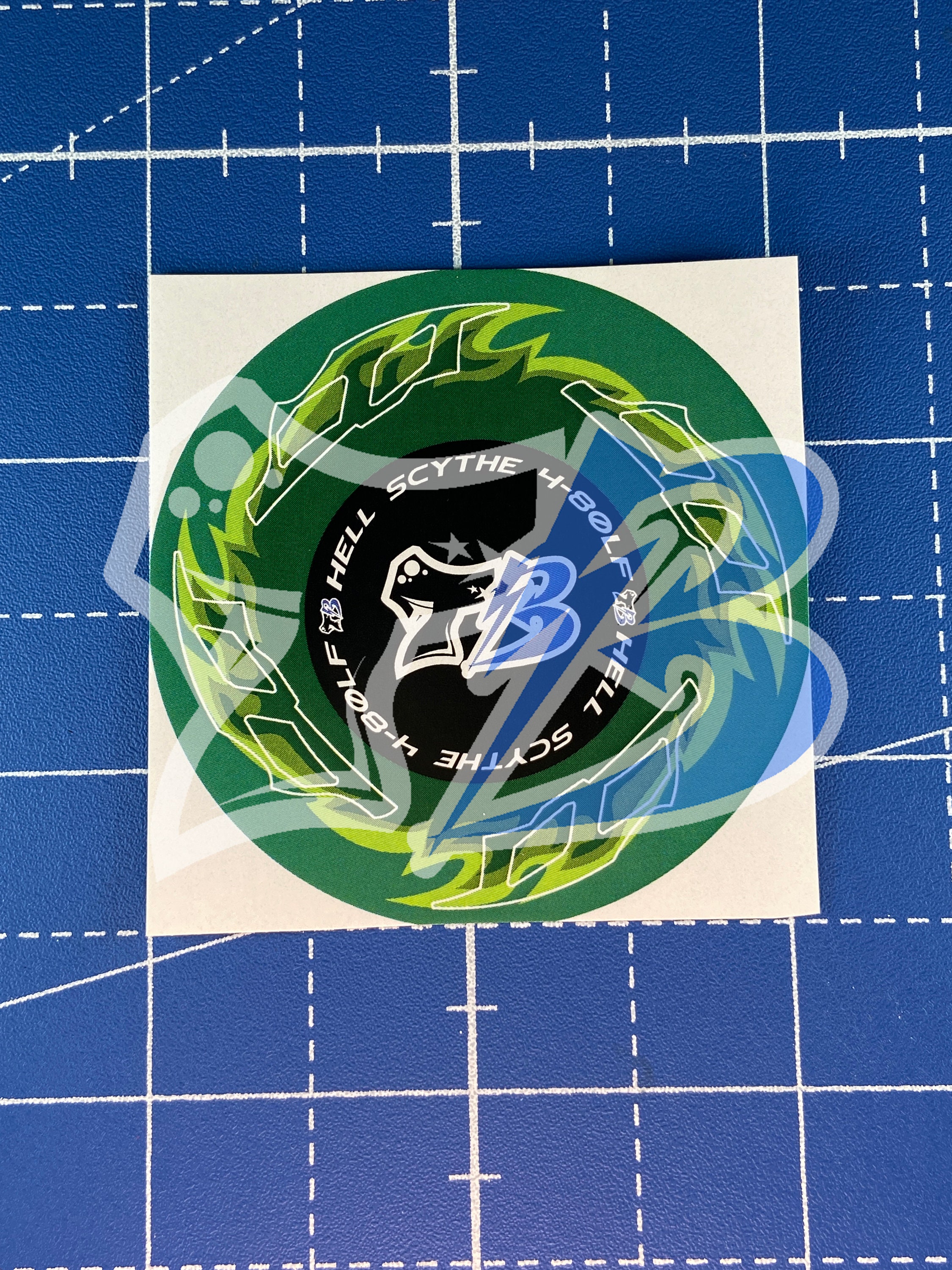 Hell Scythe RB Custom Sticker Beyblade X Etsy Hell Scythe RB Custom Sticker Beyblade X Etsy