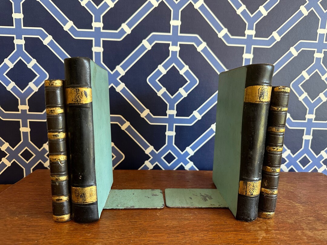 Pair of Vintage Century Italian Bookends by Figural Etsy