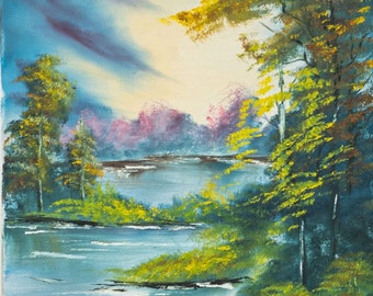 Mountain Ridge Lake- Bob Ross Season 23 Episode 3 - Etsy