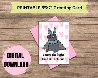 Mothman Greeting Card - Valentine's Day