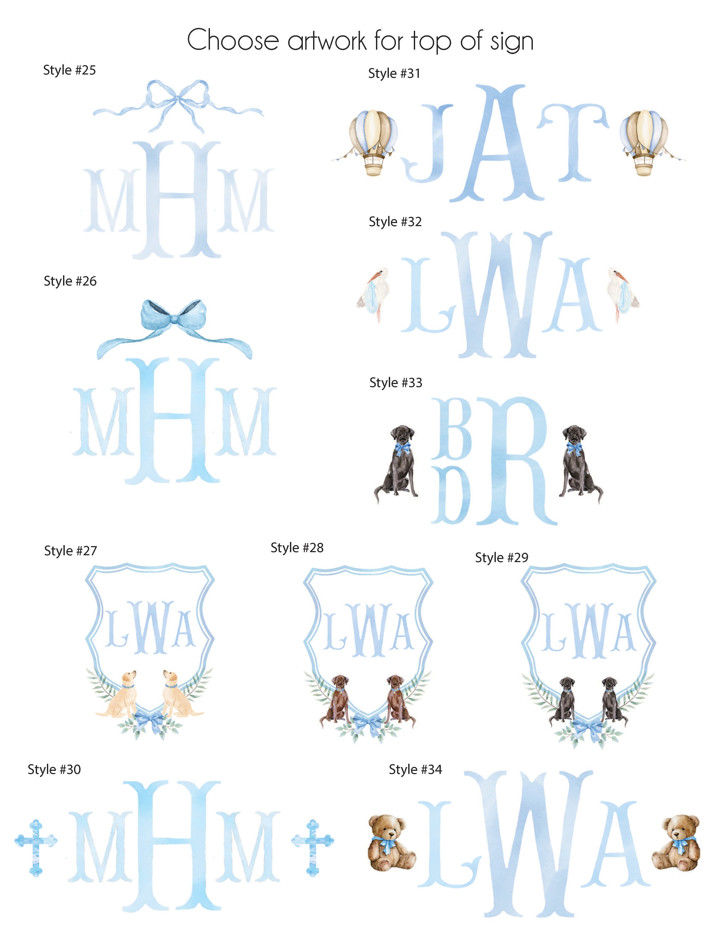 BUNDLE Hospital Door Hanger Hospital Sign Boy Etsy