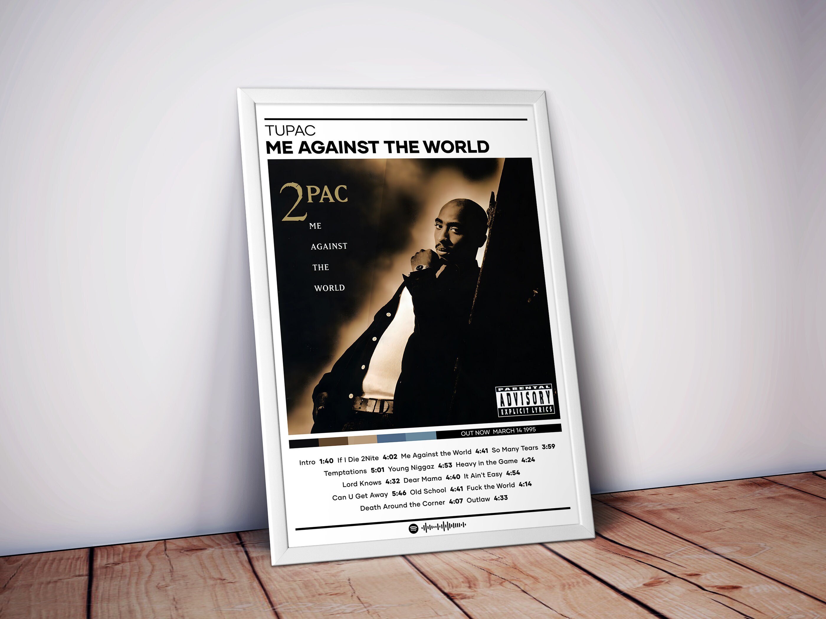 2pac Me Against The World Poster