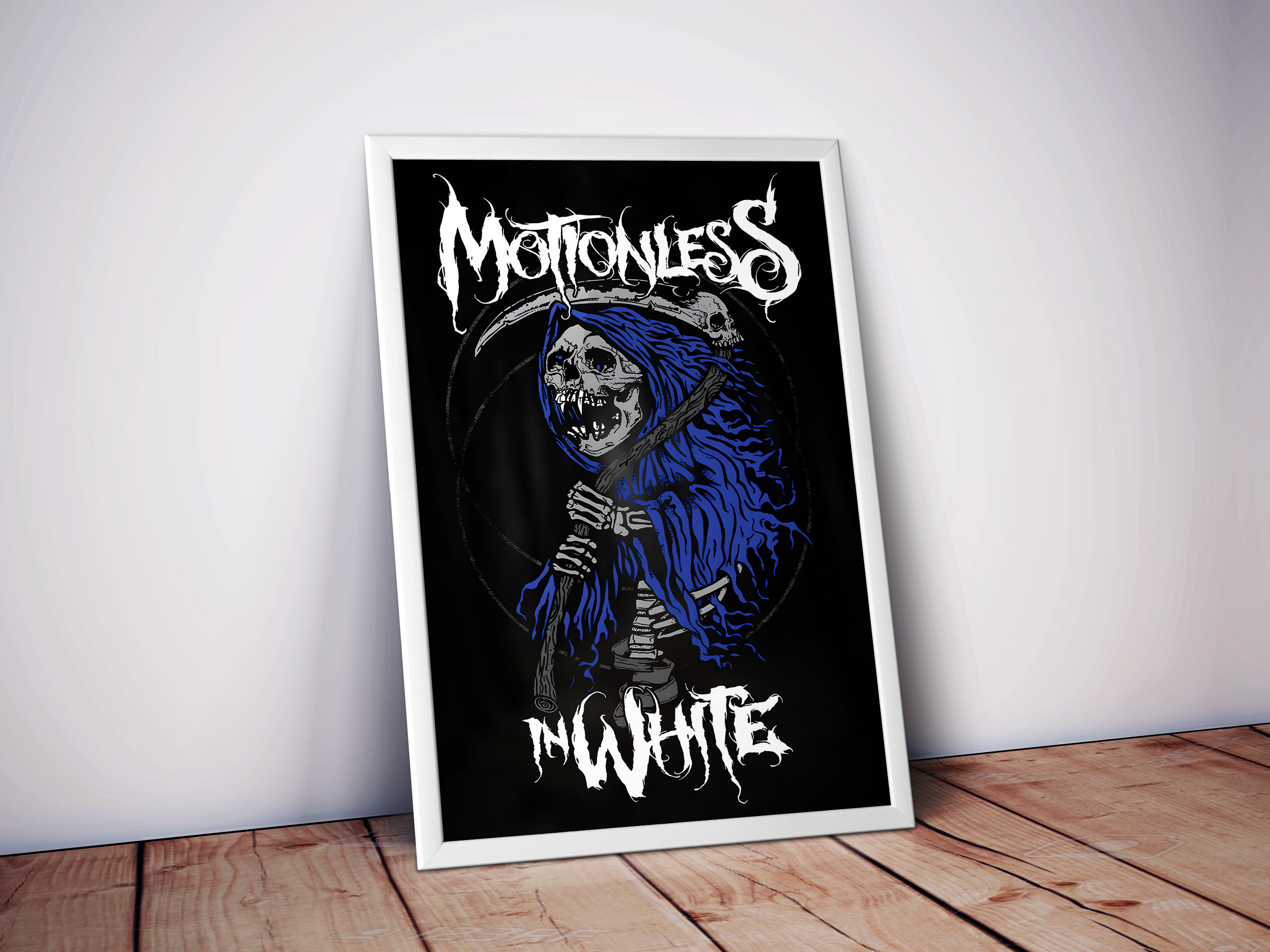 Motionless in White Poster Metalcore Posters Motionless in Etsy UK