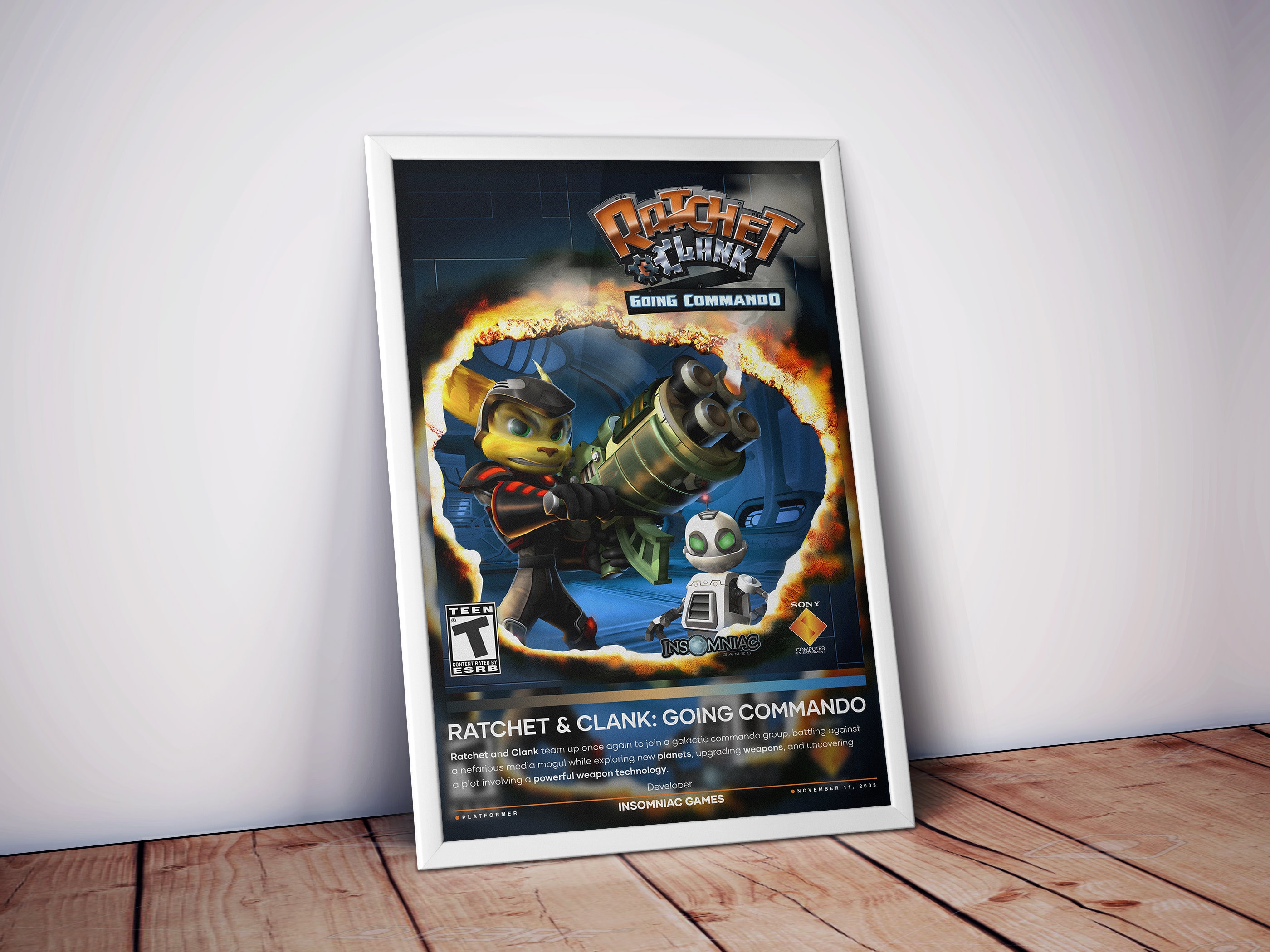 Ratchet & Clank: Going Commando Poster Gaming Posters 4 