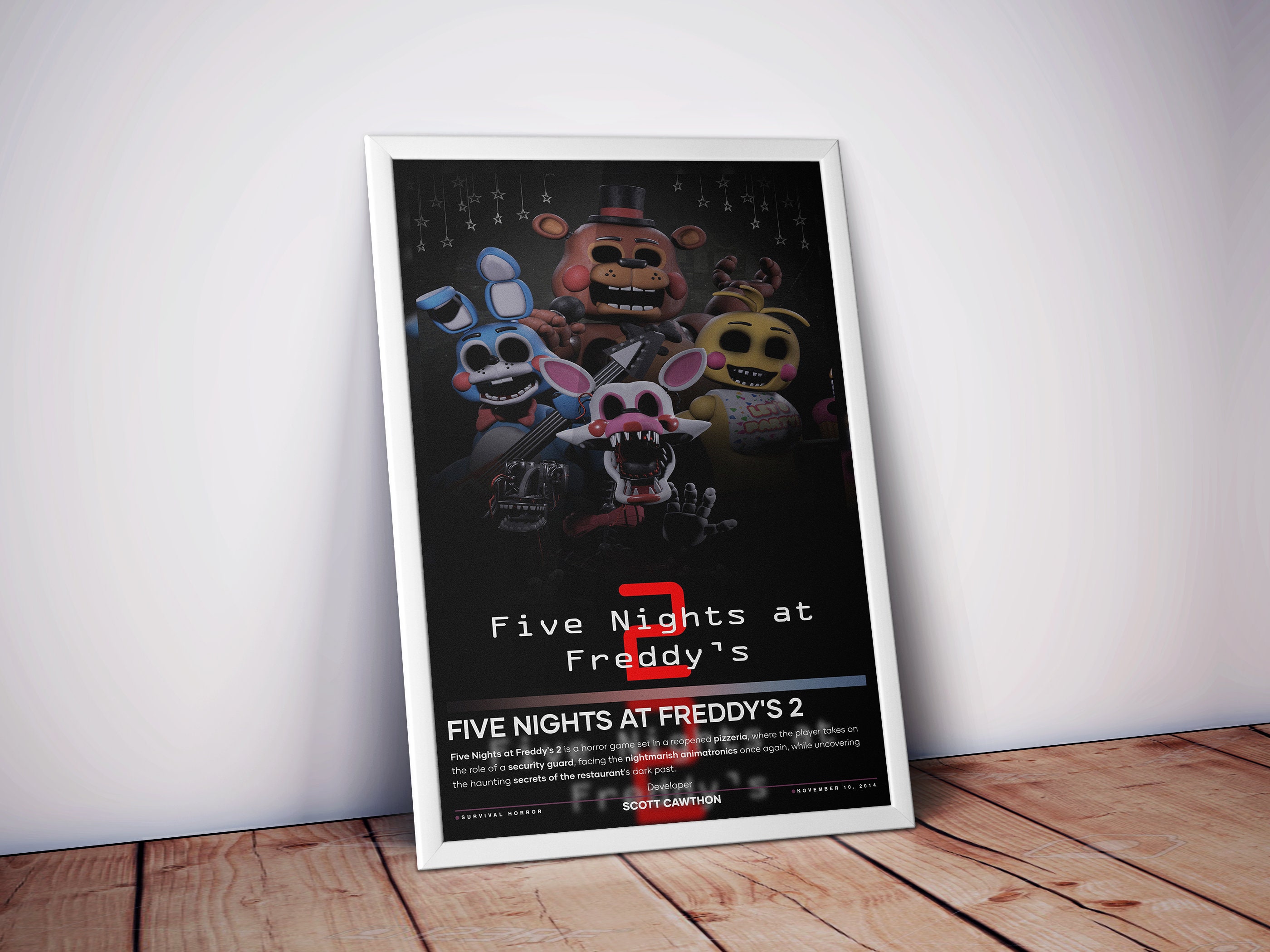 POSTER STOP ONLINE Five Nights at Freddy's - Gaming Poster/Print (All  Characters - Ultimate Group) (Size 24 x 36)