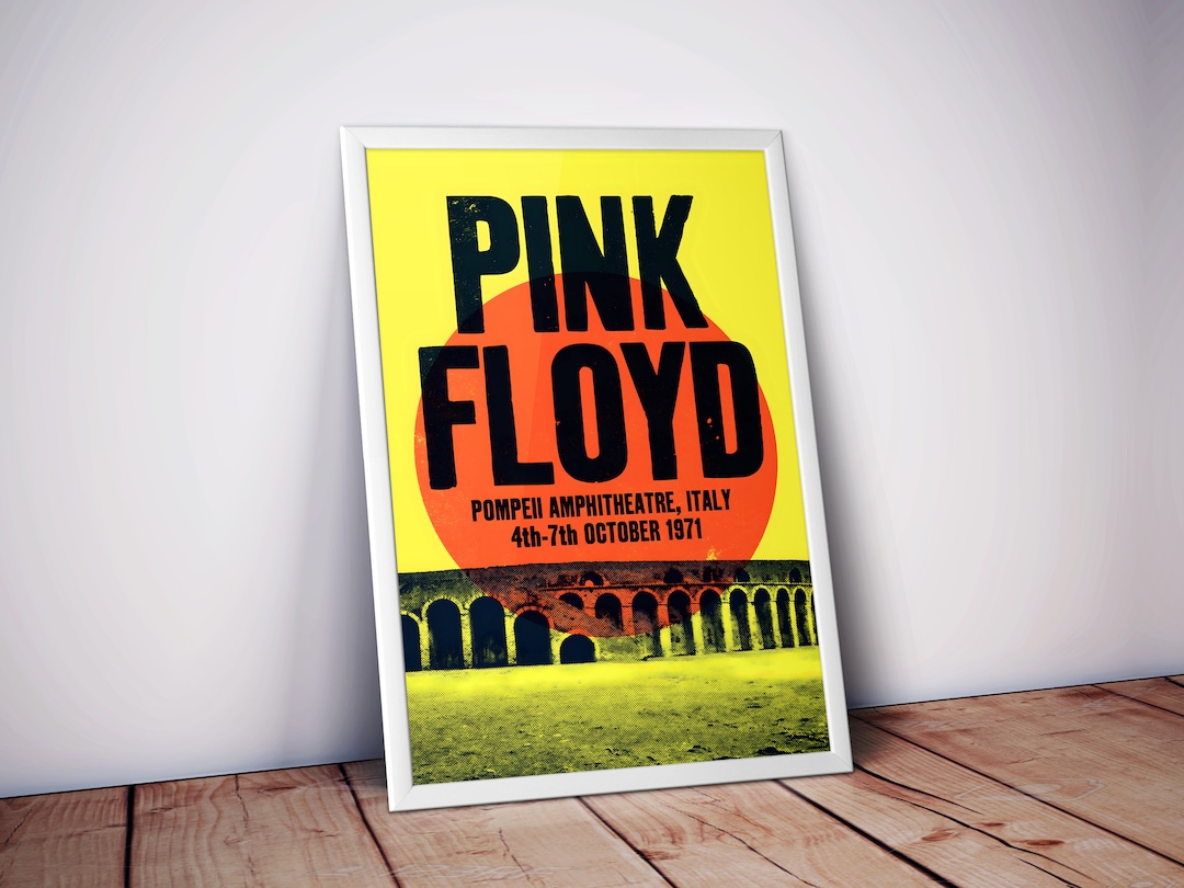 Pink Floyd Poster Concert Poster Pink Floyd Prints Etsy
