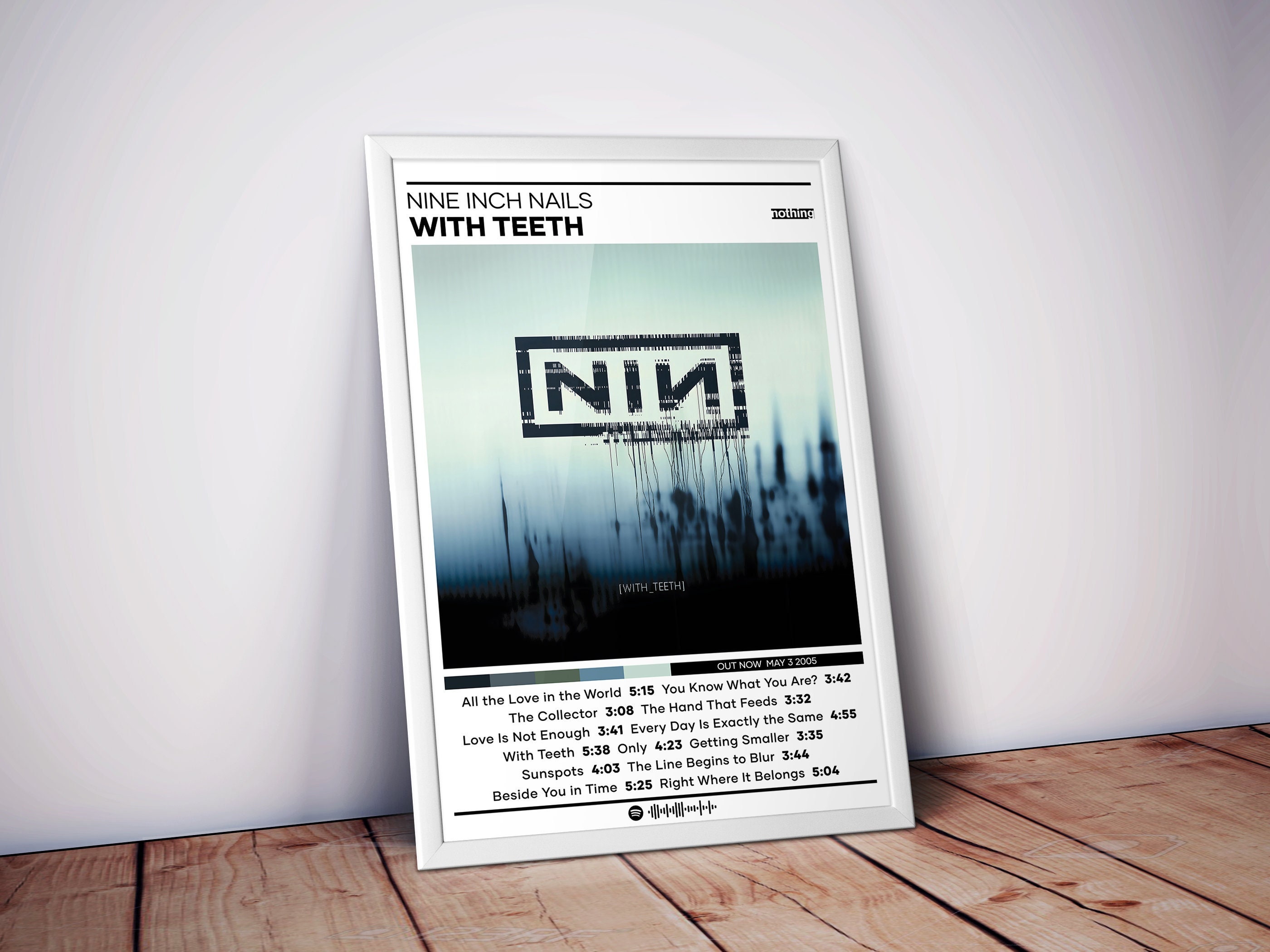 Nine Inch Nails Poster With Teeth Poster 4 Colors Album Etsy