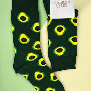 Green Avocado Socks: A Fun and Funky Step into Style