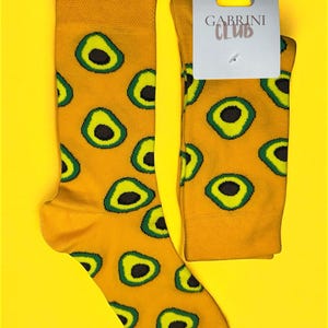 Orange Avocado Socks: A Fun and Funky Step into Style