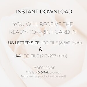 Printable Fathers Day Card From Daughter or Son, Happy Fathers Day Card ...