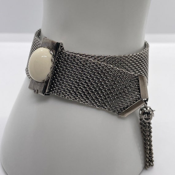 Vintage Silver Celebrity Wrap Bracelet - image 1