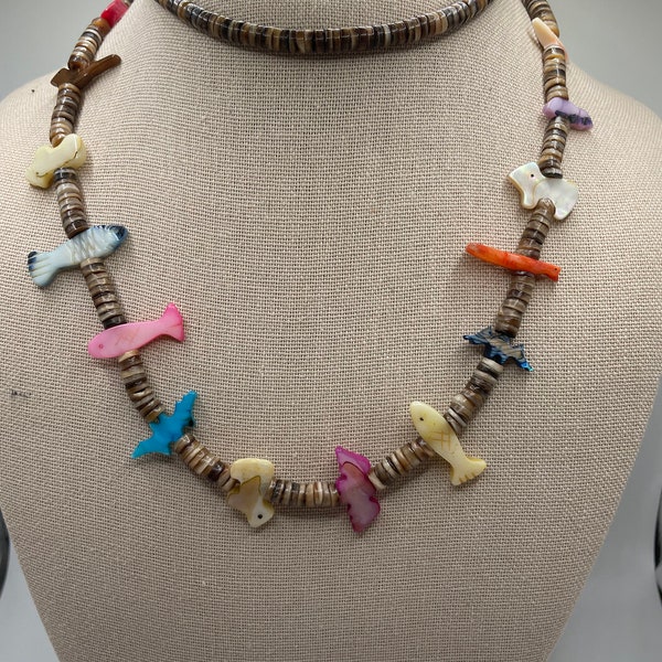 Vintage Zuni Bird Necklace