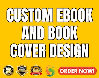 Book Cover Design, eBook Cover Design, Custom Book Cover, Print Book Cover, Professional Book Design, Book Cover Art