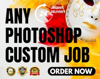 Benutzerdefinierte Photoshop-Bearbeitung | Professionelle Fotoretusche, Grafikdesign (Eillieferung)