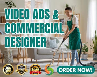 Custom Video Ads & Commercial Design: Social Media, YouTube, Business Marketing