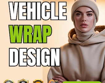 Custom Vehicle Wrap Design: Car, Truck, Van Graphics (Print-Ready)