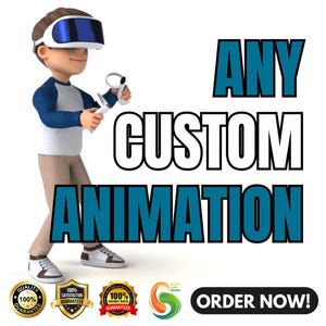 Custom Character Animation, Animated GIFs, Animation for Kids, Streamer, Animation, Rigging Service, 2D/3D Animation Expert, Animator