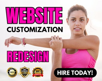 Passe deine Website an, um sie neu zu gestalten, zu reparieren oder zu entwickeln