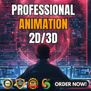 Custom Character Animation, Animated GIFs, Animation for Kids, Streamer, Animation, Rigging Service, 2D/3D Animation Expert, Animator