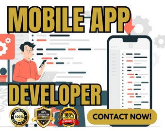 Mobile App Development | Custom iOS Android UI UX Design | Native App Programming Service | React Native Flutter App Developer