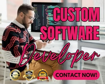 Custom Software Developer | Python HTML CSS JavaScript | Wix WordPress Shopify Website | iOS Android App | Unity Game Dev
