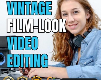Vintage Film Effect Video, 8mm Film Effect, VHS Effect Video Edit, Retro Video Editing, 16mm Film Look, Vintage Video Filter