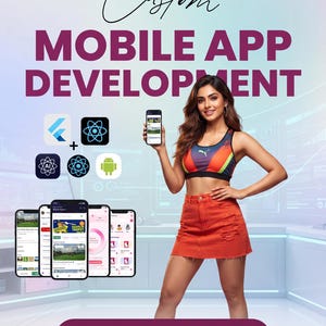 Custom Mobile App Development | iOS Android AI App Builder | API Integration | Business App Design | Startup MVP App Developer Service