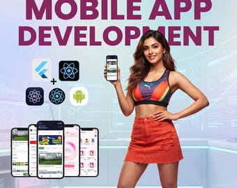 Développement d'applications mobiles sur mesure | Créateur d'applications iOS et Android avec IA | Intégration d'API | Conception d'applications professionnelles | Service de développement d'applications MVP pour startups