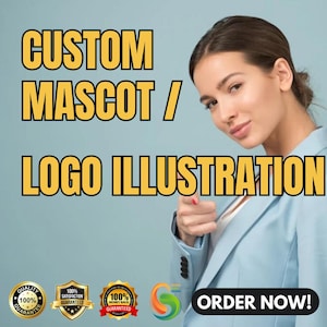 Custom Mascot Logo | Gaming Logo | Twitch Logo | Esports Logo | Cartoon Logo | Character Logo | Business Mascot | Custom Art