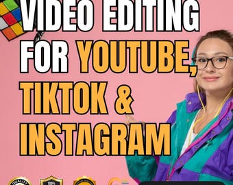 Video Editing Service, YouTube Video Editing, TikTok Video Edit, Instagram Video Editing, Professional Video Editor, Social Video