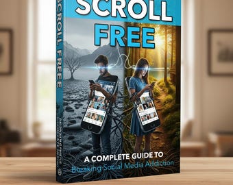 Schriftrolle, Anleitung, Social Media Sucht brechen, Digital Detox (PDF Download)