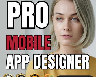 Mobile App Design UI/UX, Custom App Screens, Prototyp, Wiregitter, iOS Android Design, Benutzeroberfläche, Dashboard, Onbording, Figma