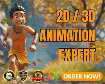 Custom 2D 3D Character Animation, Animated GIF Design, Twitch Streamer Emotes, Disney Cartoon Style Avatar, Custom Mascot Logo Animation