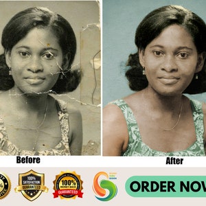 Old Photo Restoration Service: Repair & Retouching