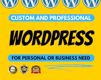 Sito Web WordPress, WordPress personalizzato, Progettazione di siti Web di e-commerce