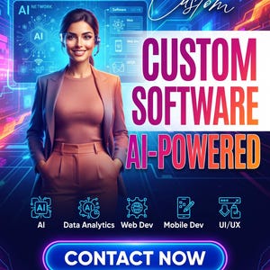 Desarrollo de software personalizado con IA / Soluciones de software empresarial / Creador de aplicaciones SaaS / Integración de IA / Servicio de desarrollo de software personalizado